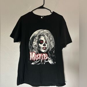 Y2K Vintage Misfits Graphic Band Tee